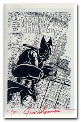 Shadowhawk Ashcan #3 signed