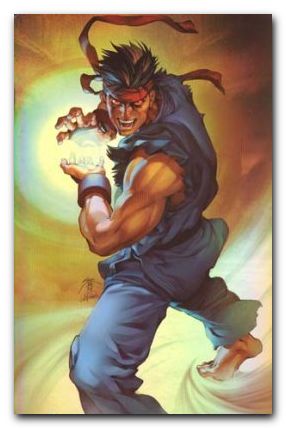 Street Fighter II #1 (2005) foil cover