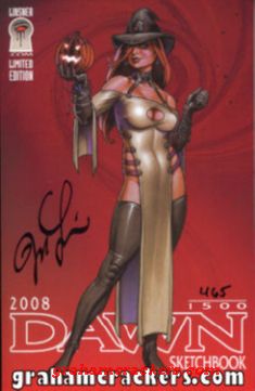Dawn 2008 Convention Sketchbook #1 signed