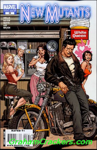 New Mutants #3 (2009) decade variant