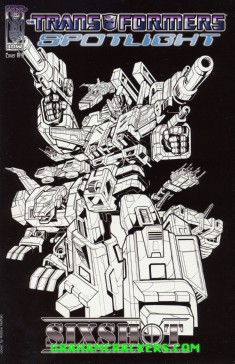 Transformers Spotlight Six Shot #1 (2006) sketch cover