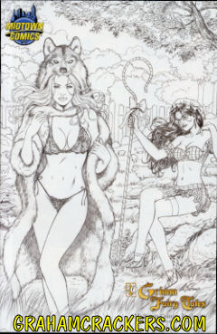 Grimm Fairy Tales #20 (2005) cover c midtown comics sketch variant