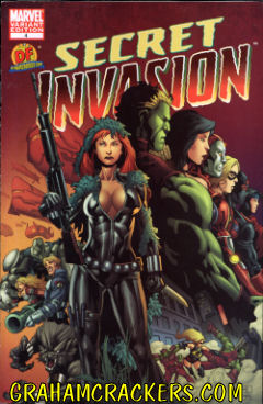 Secret Invasion #4 (2008) Dynamic Force Exclusive cover