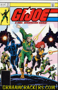 GI Joe A Real American Hero #4 (1982) Action Figure Reprint Edition