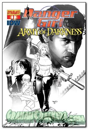 Danger Girl And The Army Of Darkness #1 (2011) renaud sketch variant