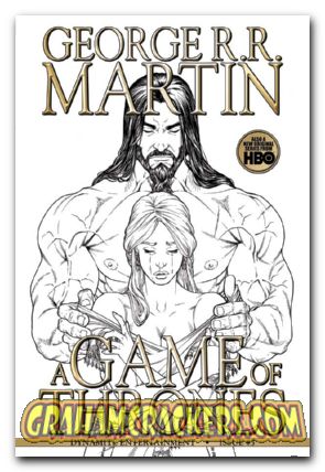 Game of Thrones #3 (2011) b and w cover