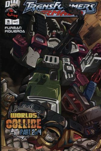 Cover of Transformers Armada #15
