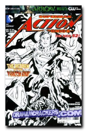 Action Comics #13 (2011) b&w variant