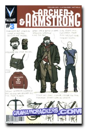 Archer & Armstrong #3 (2012) variant