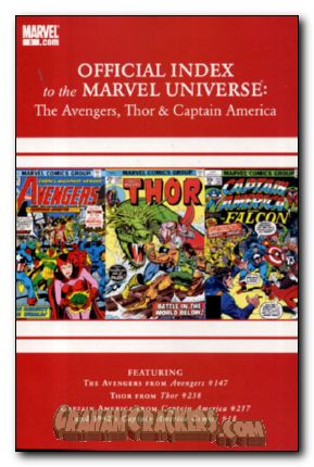 Avengers Thor Captain America Official Index #5 (2010)