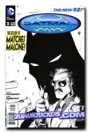 Batman Incorporated #3 (2012) b&w cover