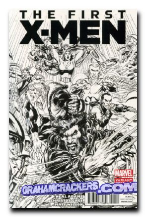 First X-Men #1 adams sketch cover