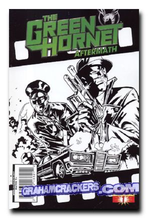 Green Hornet Aftermath #1 (2011) raynor black and white incentive