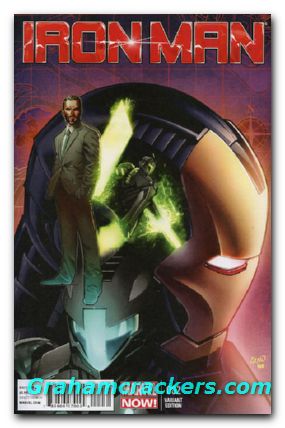 Iron Man #2 (2012) land variant