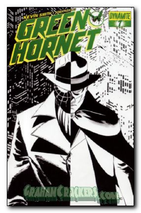Green Hornet #7 (2010) cassaday b&w cover