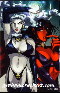 Lady Death vs Purgatori #1 (1999) df exclusive