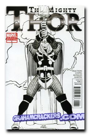 Mighty Thor #6 (2011) Romita Jr Sketch variant