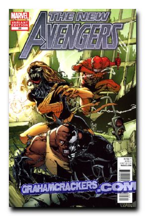 New Avengers #20 (2010) Venomized variant 