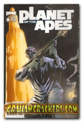 Planet Of The Apes #6 (2011) cover b