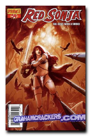 Red Sonja #54 (2005) cover a renaud variant