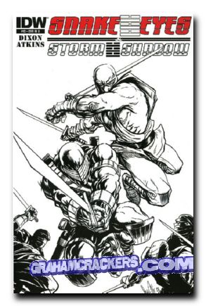 Snake Eyes & Storm Shadow #13 (2012) variant b