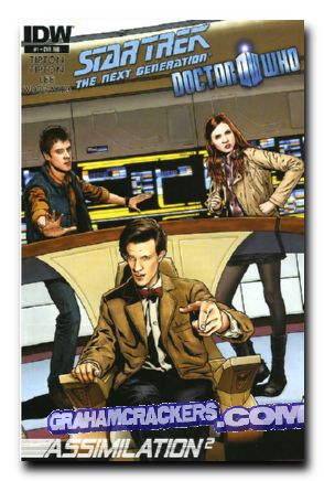 Star Trek the Next Generation Doctor Who Assimilation #1 (2012) variant b