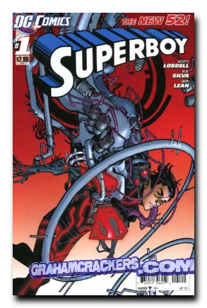 Superboy #1 (2011) second print