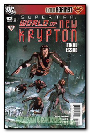 Superman World of New Krypton #12 ladronn cover