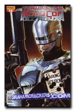 Terminator Robocop Kill Human #1 (2011) cover a