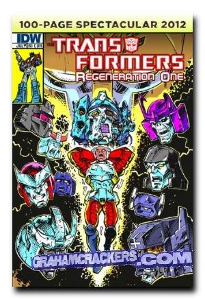 Transformers Regeneration One 100 page Spectacular #1 variant cover