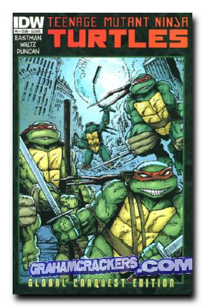 Teenage Mutant Ninja Turtles #3 (2011) global conquest edition