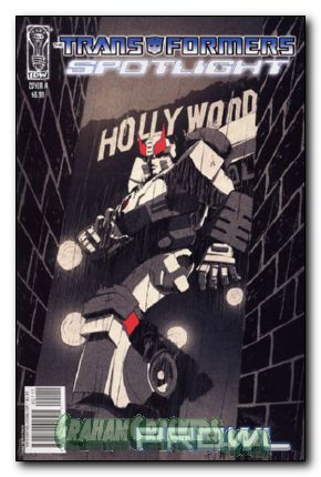 Transformers Spotlight Prowl #1 (2010) cover a