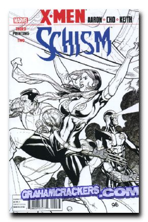 X-Men Schism #2 (2011) third print