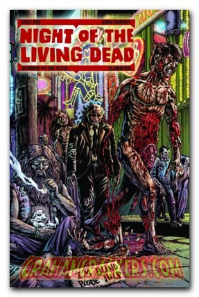 Night Of The Living Dead Aftermath #4 (2012) gore cover