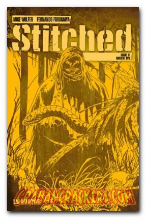 Stitched #11 ancient evil cover