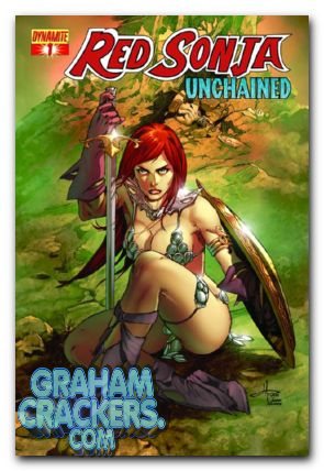 Red Sonja Unchained #1 chainmail cover