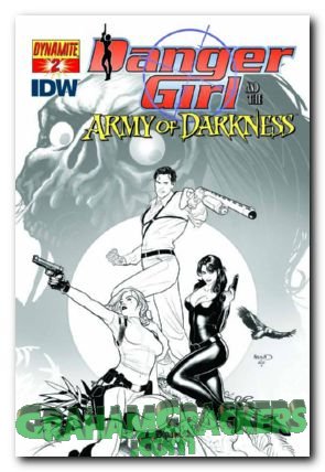 Danger Girl and The Army Of Darkness #2 (2011) renaud sketch variant