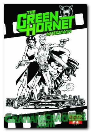 Green Hornet Aftermath #2 (2011) b&w cover