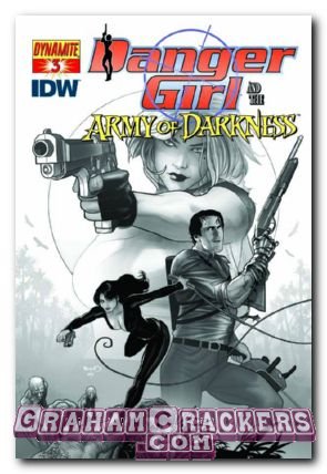 Danger Girl and The Army Of Darkness #3 (2011) renaud sketch variant