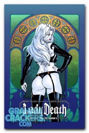 Lady Death Origins Cursed #3 (2012) sultry cover