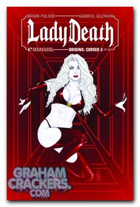 Lady Death Origins Cursed #3 (2012) art deco cover