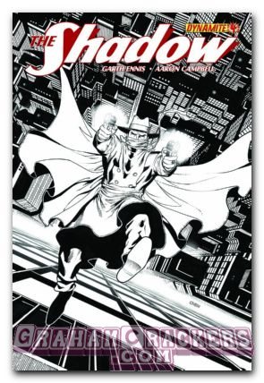 Shadow #4 (2012) chen b&w cover
