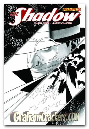 Shadow #5 (2012) b&w cover
