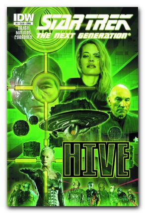 Star Trek Next Generation Hive #1 (2012) cover a