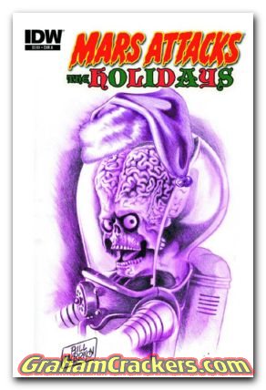 Mars Attacks Holidays #1 (2012) cover a