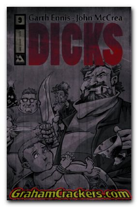 Dicks #9 (2012) black and white incentive cover