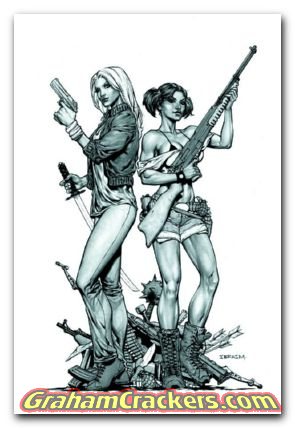 Freelancers #1 (2012) roberson b&w cover 