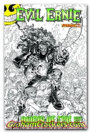 Evil Ernie #1 (2012) bradshaw b&w cover