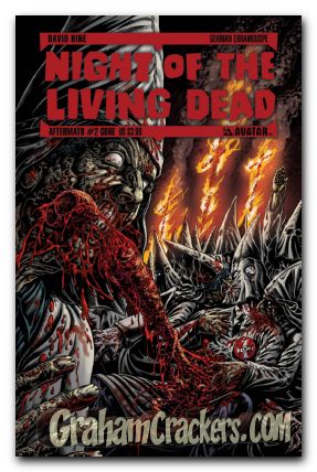 Night Of The Living Dead Aftermath #2 (2012) gore cover