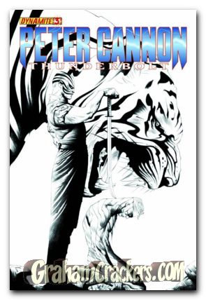 Peter Cannon Thunderbolt #3 (2012) b&w cover